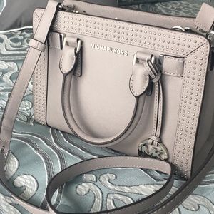 New michael kors Pearl grey satchel